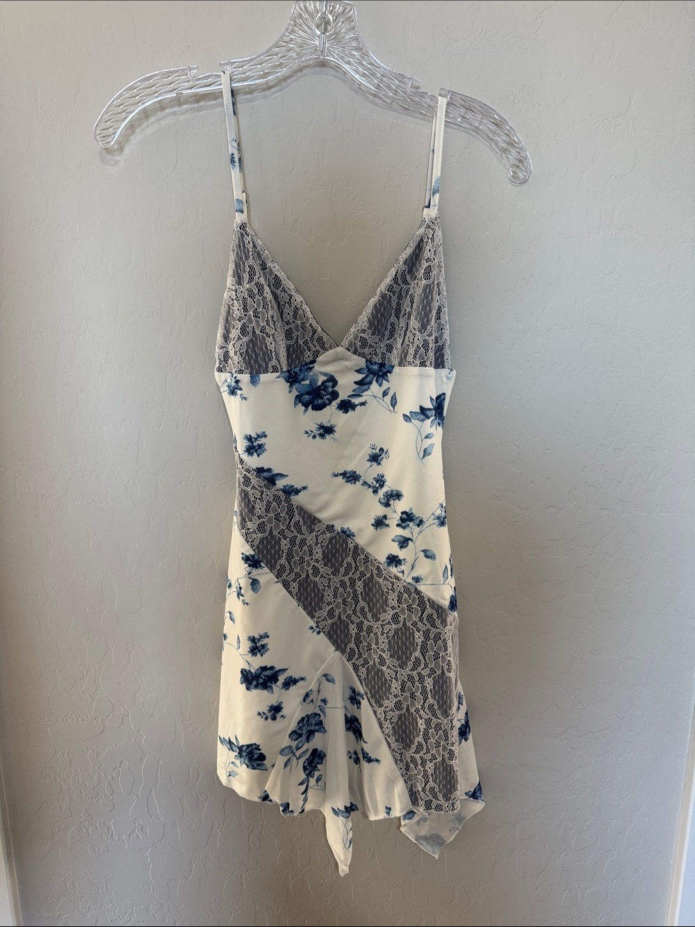 White Fox floral mini dress